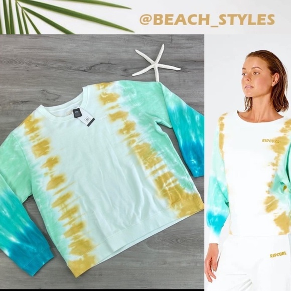 🔆RIP CURL🔆 SUN DRENCHED CREW SWEATSHIRT - Picture 1 of 13